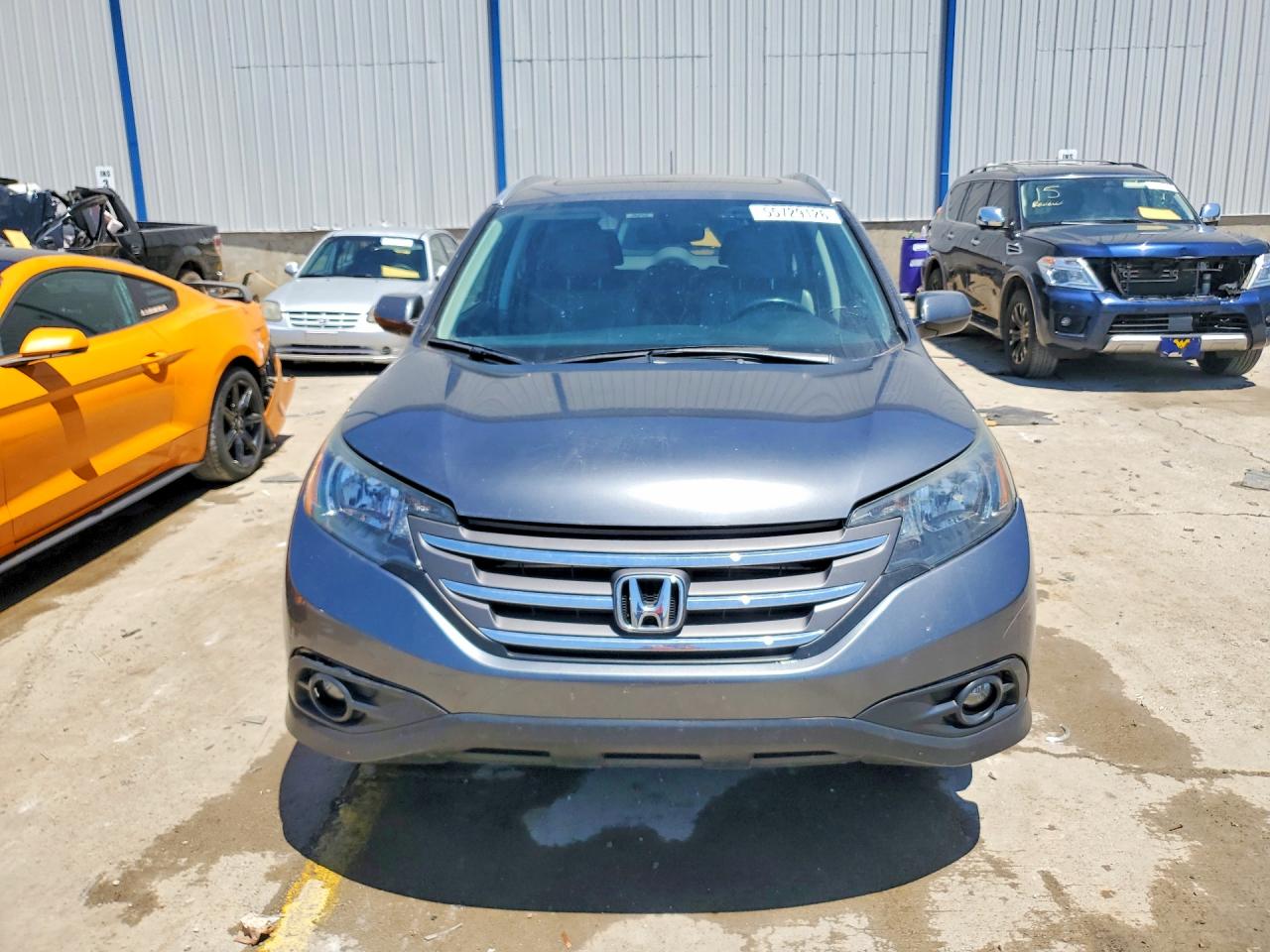 2014 Honda Cr-v Exl Серый vin: 5J6RM4H74EL077054