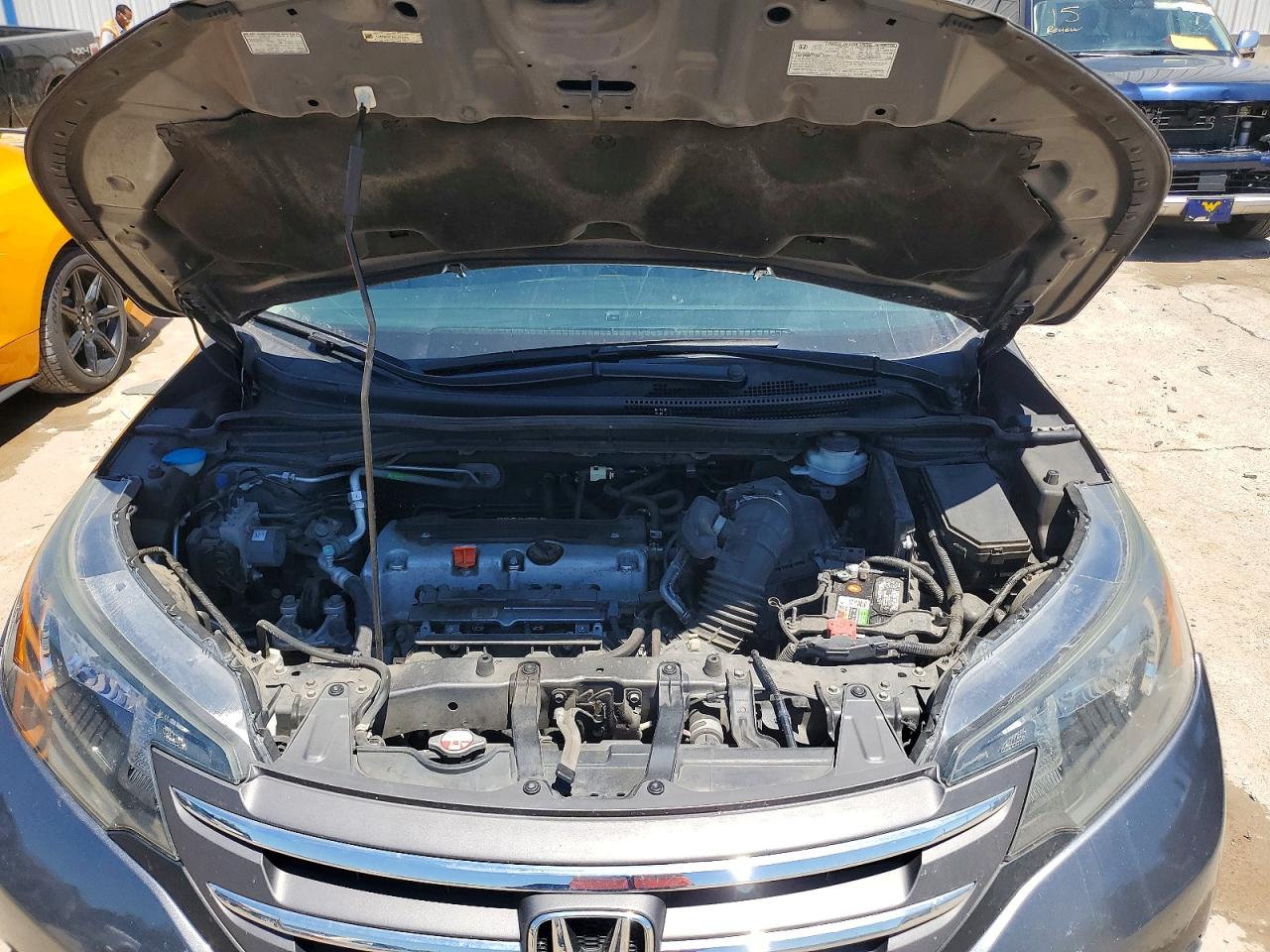 2014 Honda Cr-v Exl Серый vin: 5J6RM4H74EL077054
