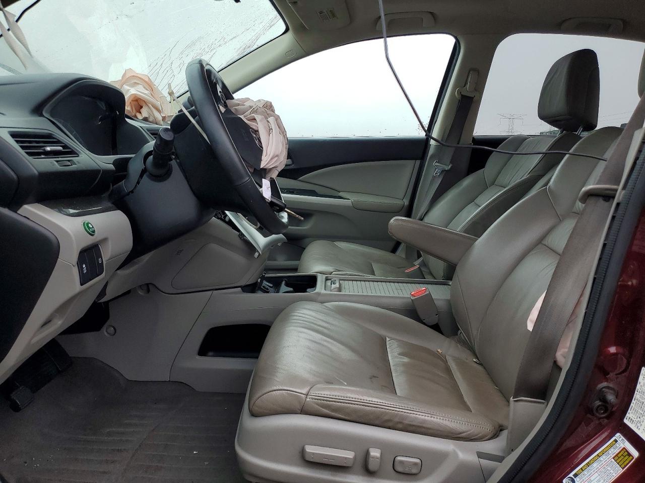 2014 Honda Cr-v Exl Maroon vin: 5J6RM4H74EL077166