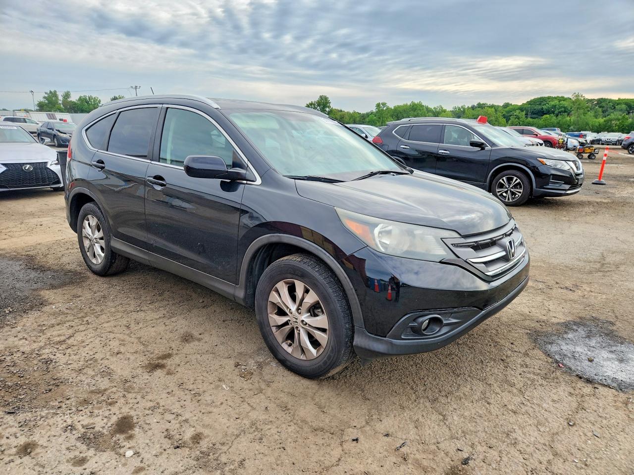 2014 Honda Cr-v Exl Black vin: 5J6RM4H74EL082352
