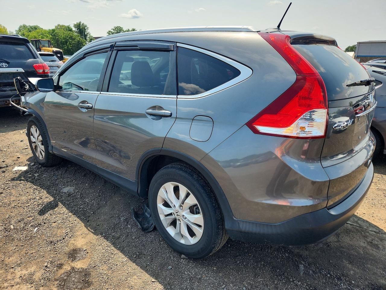 2014 Honda Cr-v Exl Gray vin: 5J6RM4H74EL089303
