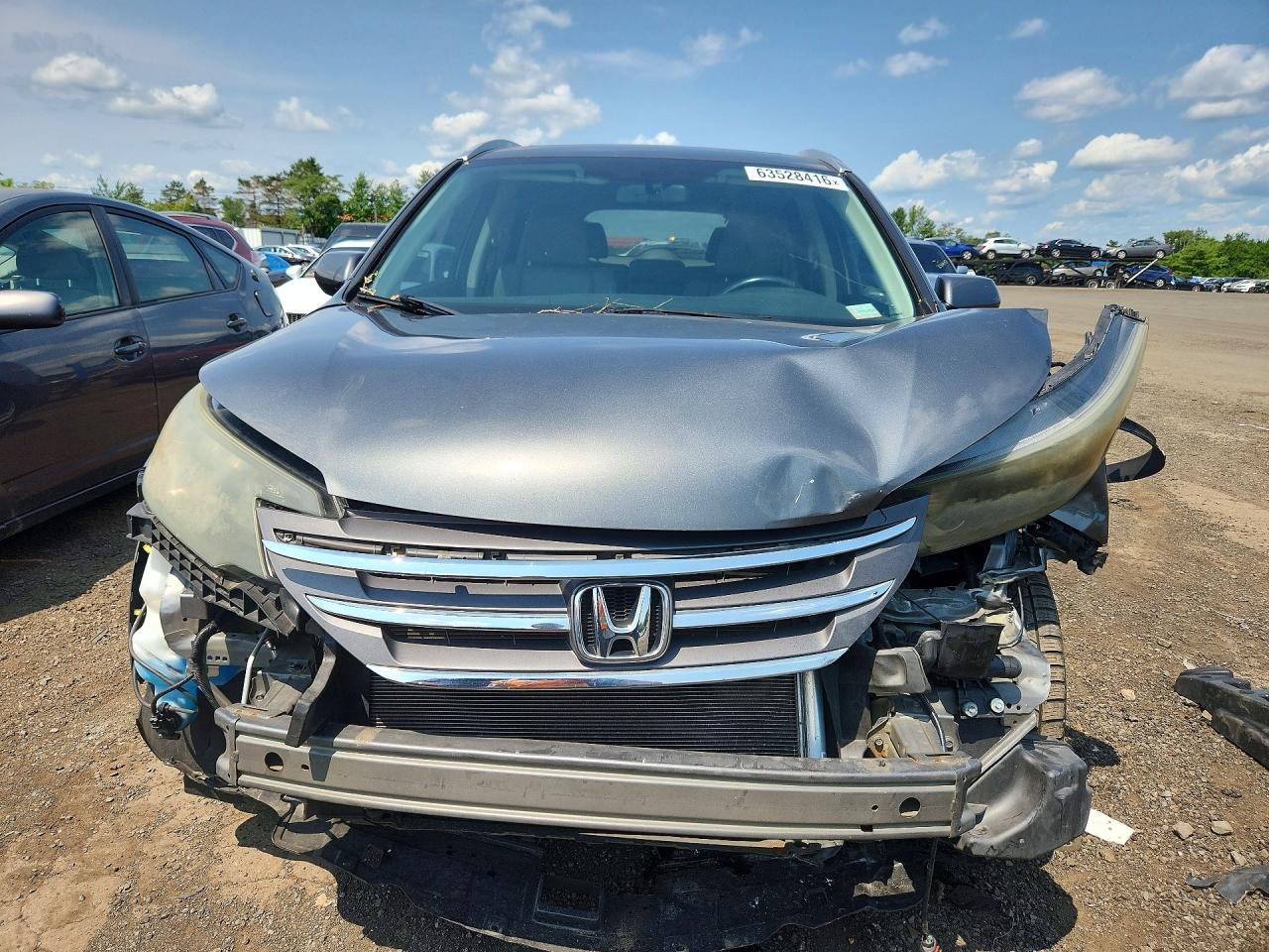 2014 Honda Cr-v Exl Gray vin: 5J6RM4H74EL089303