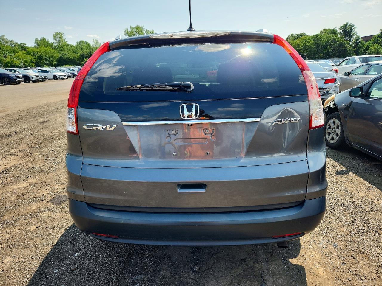 2014 Honda Cr-v Exl Gray vin: 5J6RM4H74EL089303