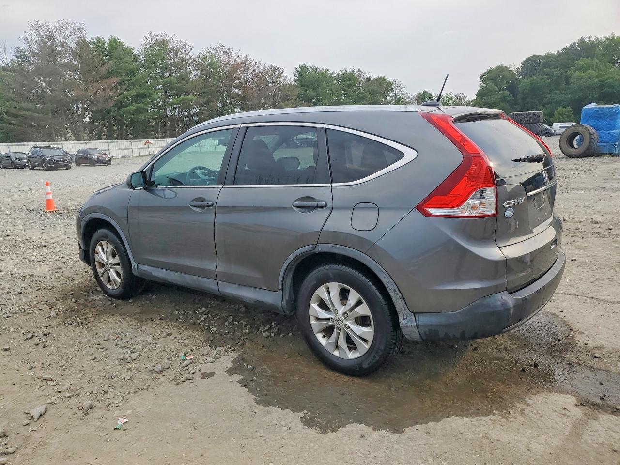 2014 Honda Cr-v Exl Silver vin: 5J6RM4H74EL093562