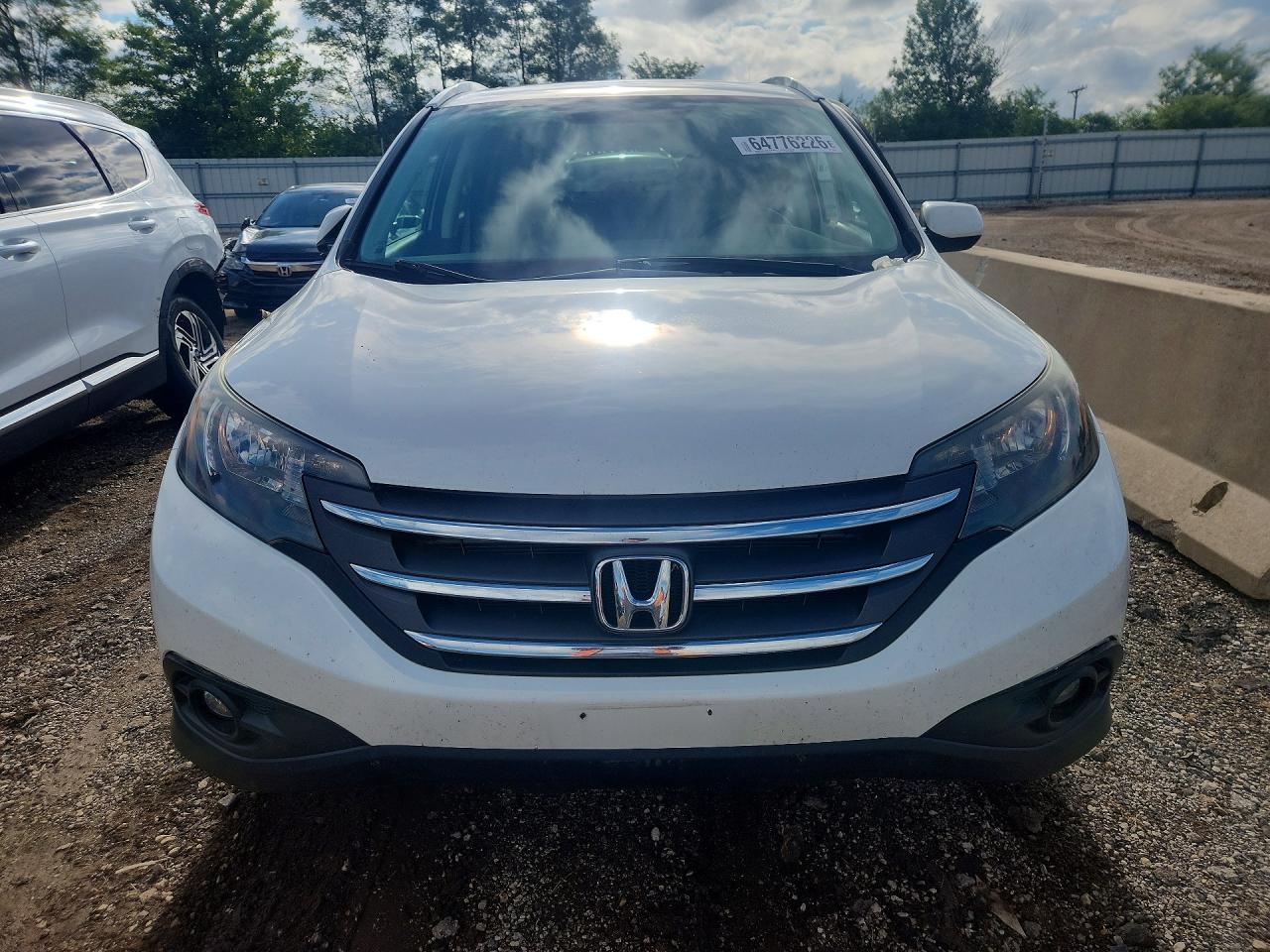 2014 Honda Cr-v Exl White vin: 5J6RM4H74EL107881