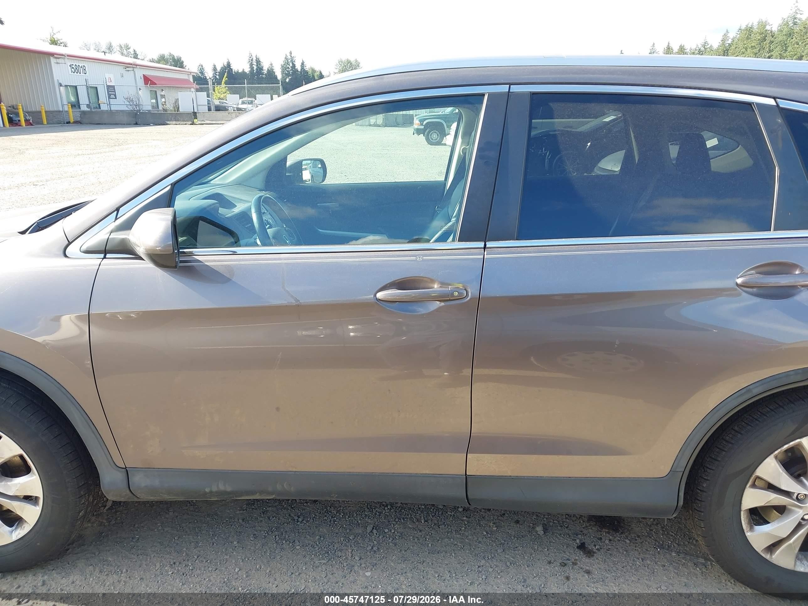 2014 Honda Cr-v Ex-l Beige vin: 5J6RM4H74EL110375
