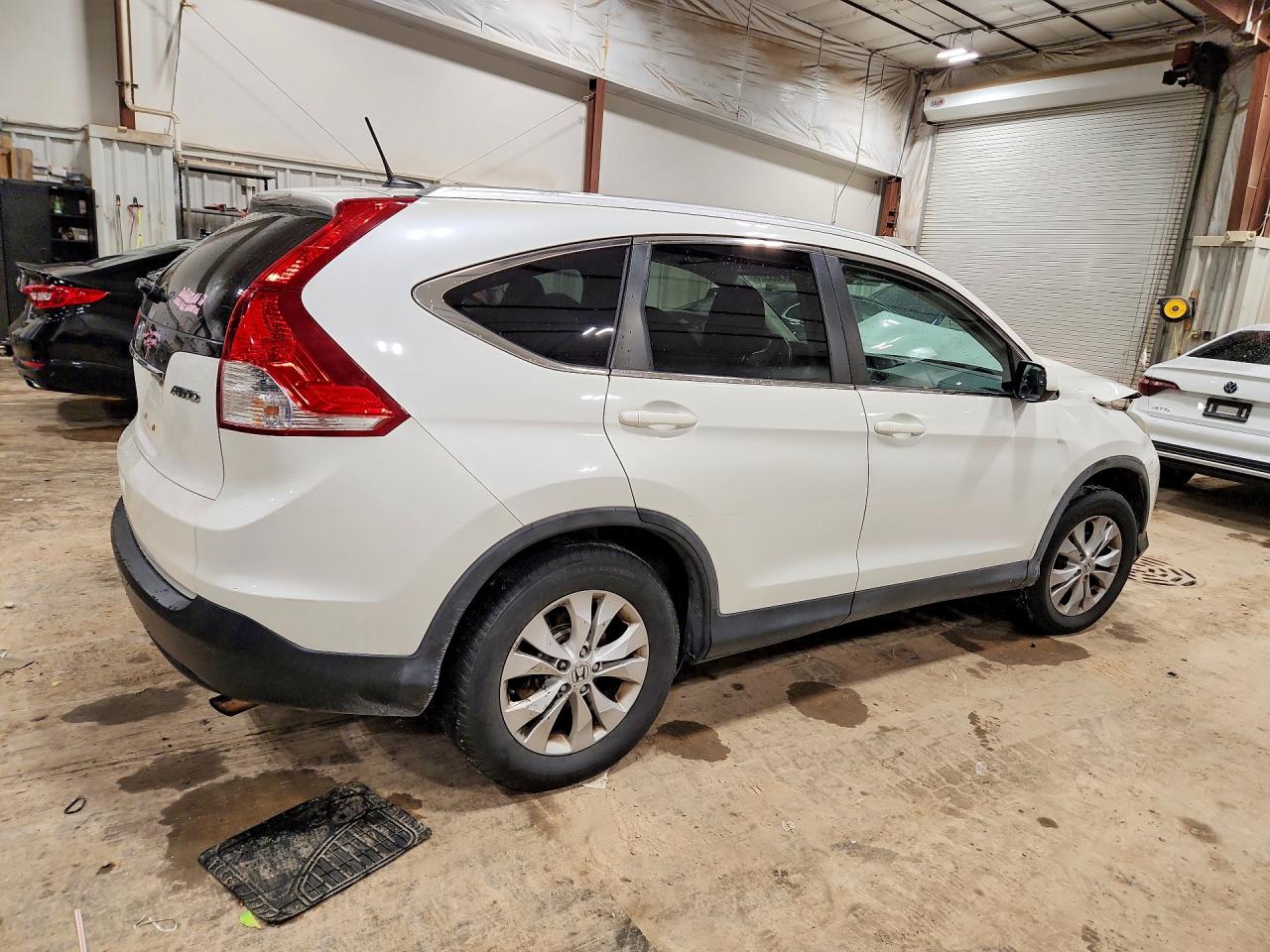 2014 Honda Cr-v Exl White vin: 5J6RM4H74EL119979