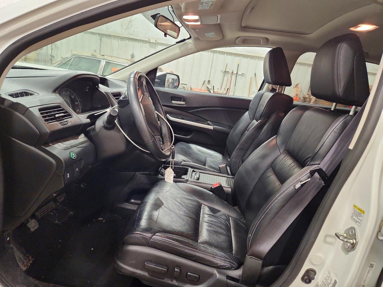 2014 Honda Cr-v Exl White vin: 5J6RM4H74EL119979