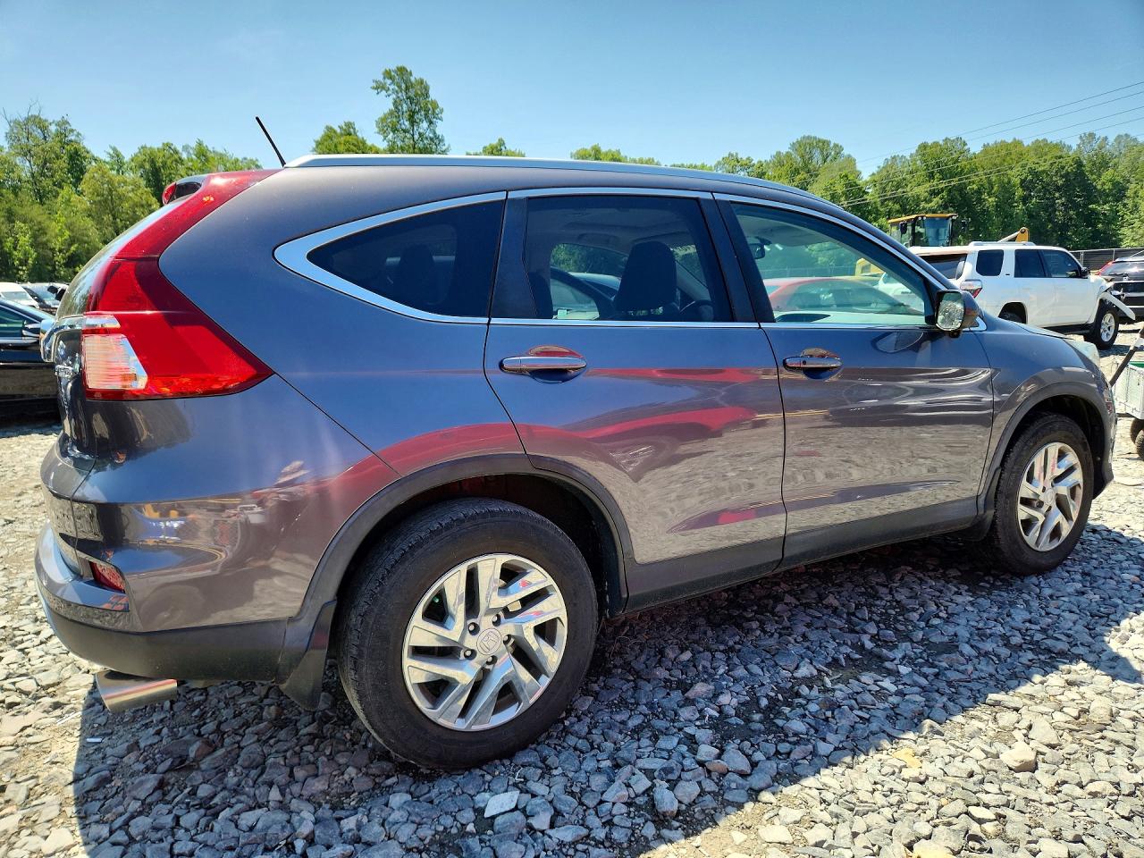 2015 Honda Cr-v Exl Gray vin: 5J6RM4H74FL013503