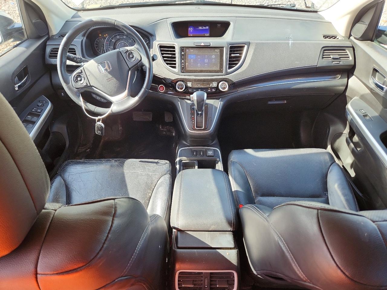 2015 Honda Cr-v Exl White vin: 5J6RM4H74FL017096
