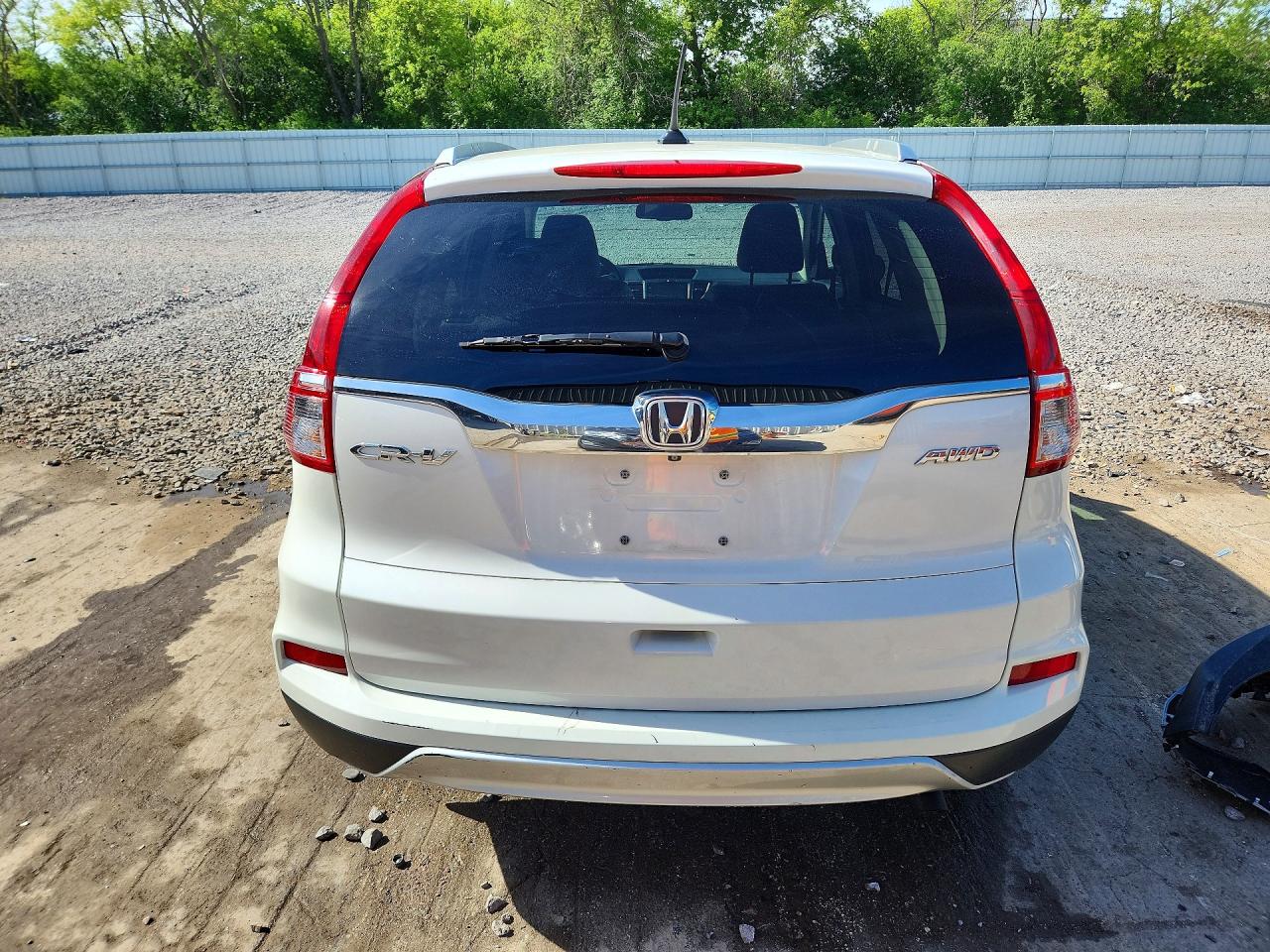 2015 Honda Cr-v Exl White vin: 5J6RM4H74FL017096