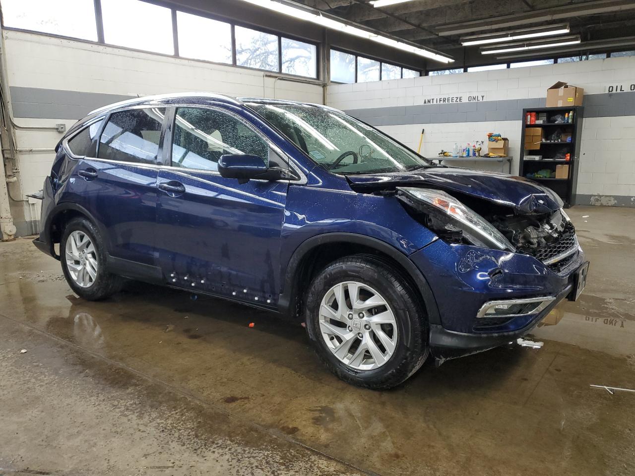 2015 Honda Cr-v Exl Синий vin: 5J6RM4H74FL045495 Damage: Right Front Fender, Dent(S) W/ Paint Dmg, > 12 Inches