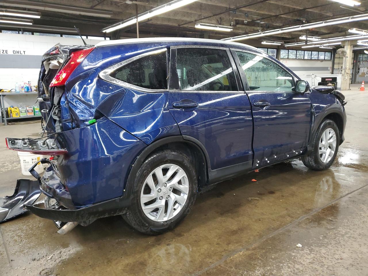 2015 Honda Cr-v Exl Синий vin: 5J6RM4H74FL045495 Damage: Right Qtr Panel, Dent(S) W/ Paint Dmg, > 12 Inches