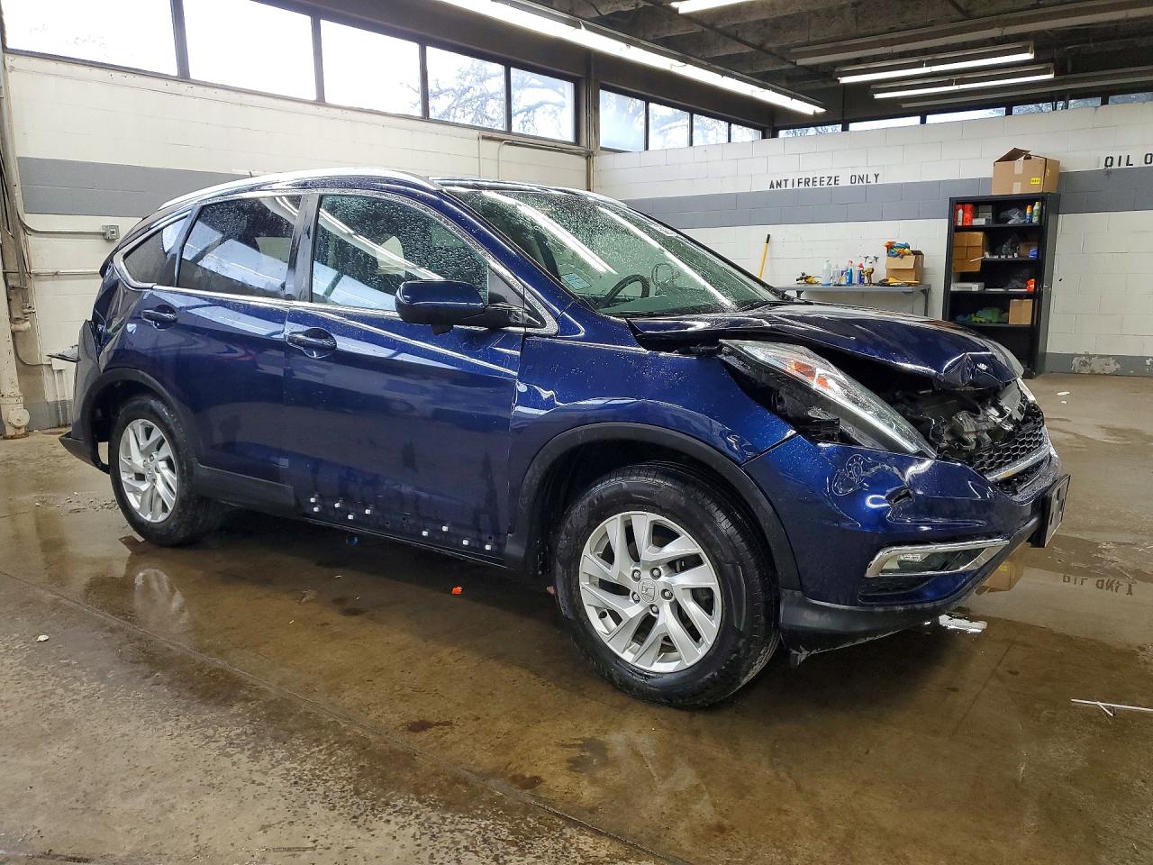 2015 Honda Cr-v Exl Синий vin: 5J6RM4H74FL045495