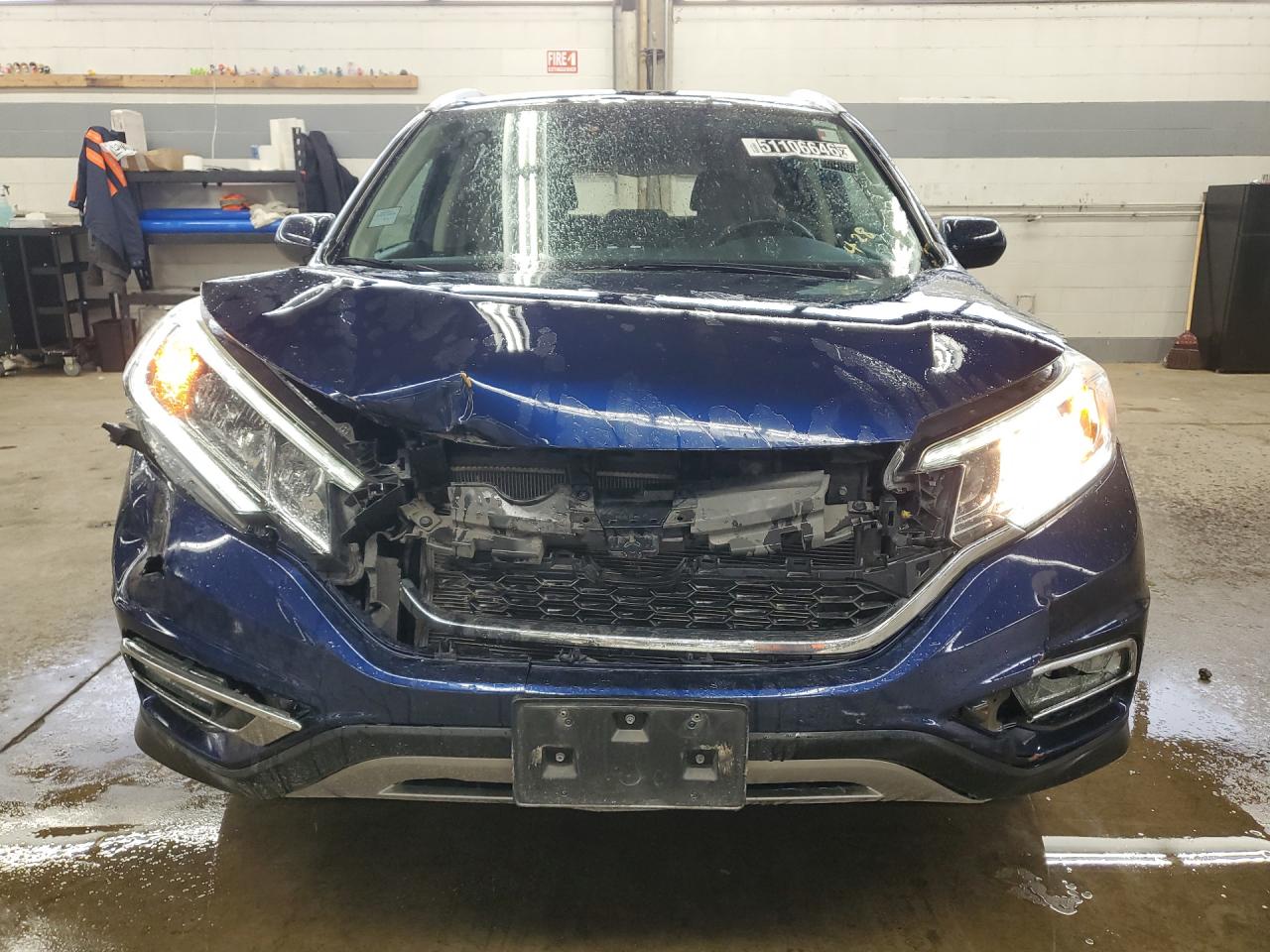 2015 Honda Cr-v Exl Синий vin: 5J6RM4H74FL045495 Damage: Grille, Broken, Replacement Required