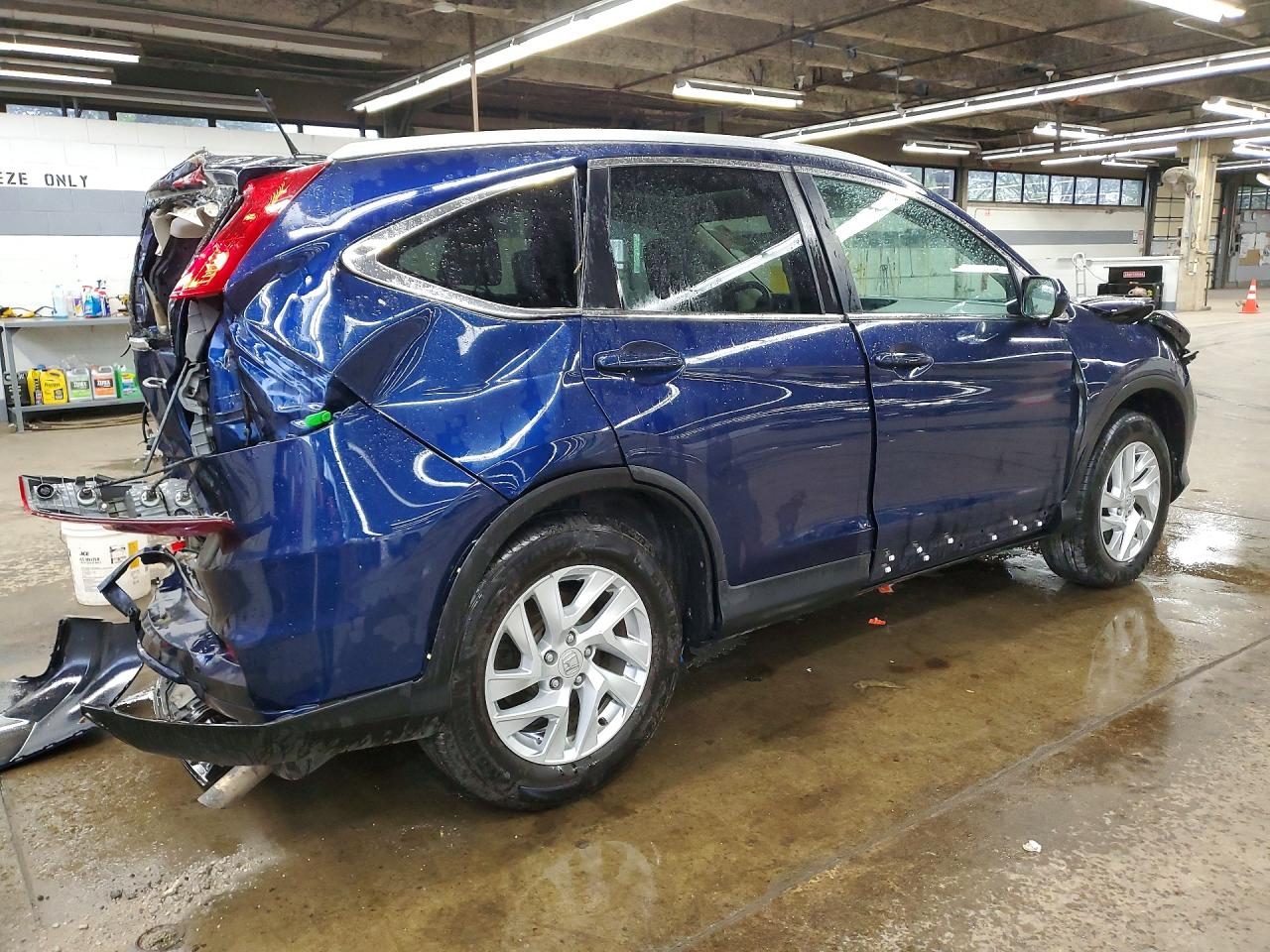 2015 Honda Cr-v Exl Синий vin: 5J6RM4H74FL045495