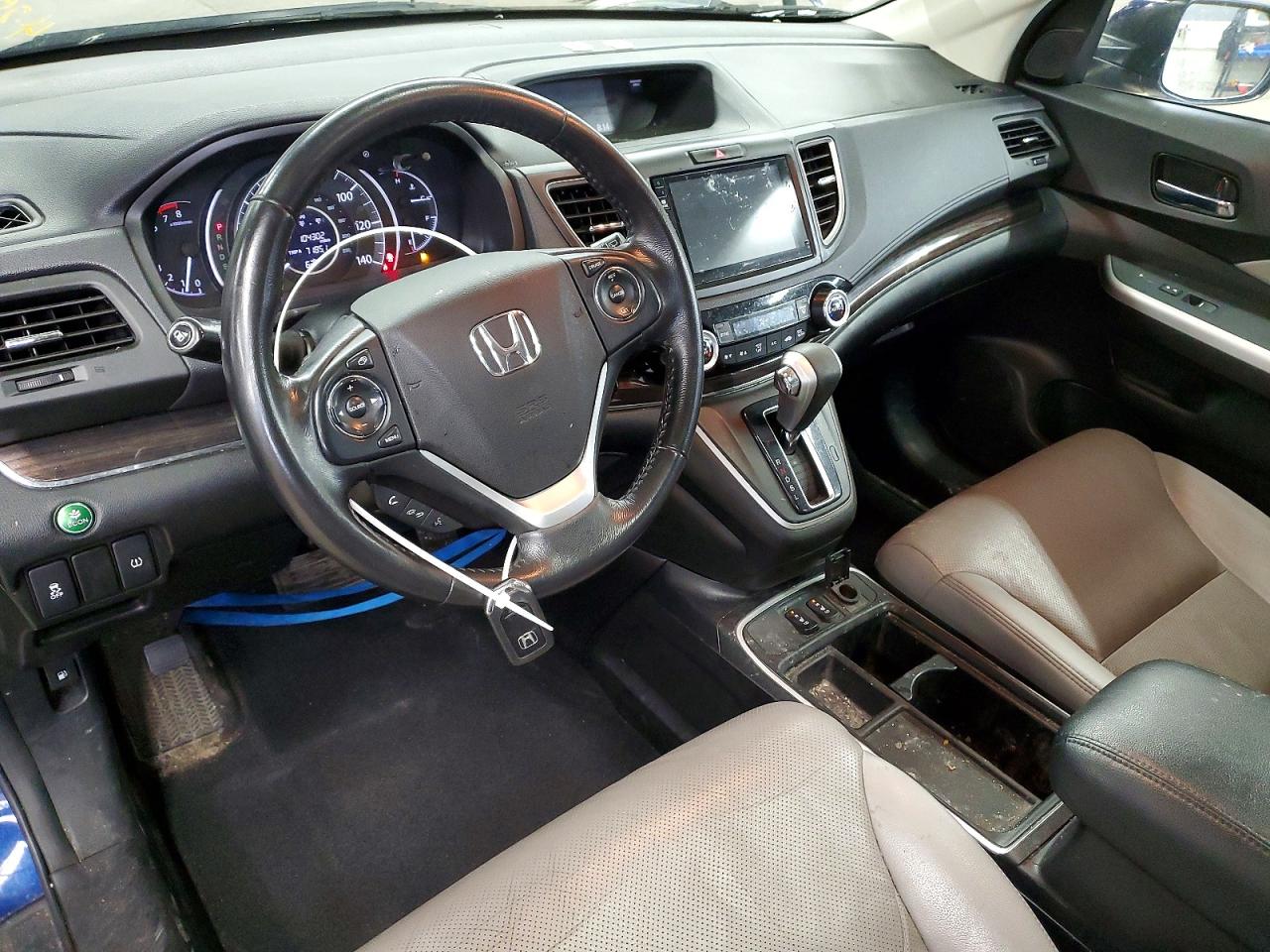 2015 Honda Cr-v Exl Синий vin: 5J6RM4H74FL045495