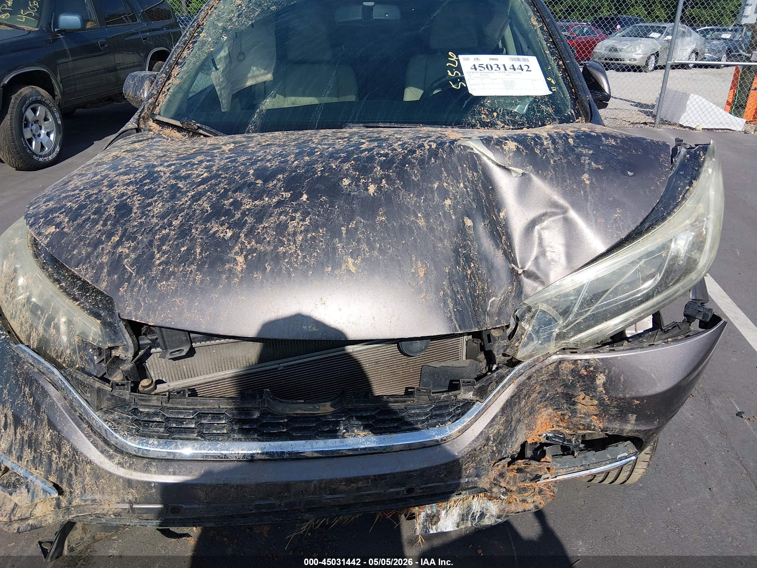 2015 Honda Cr-v Exl Gray vin: 5J6RM4H74FL063088