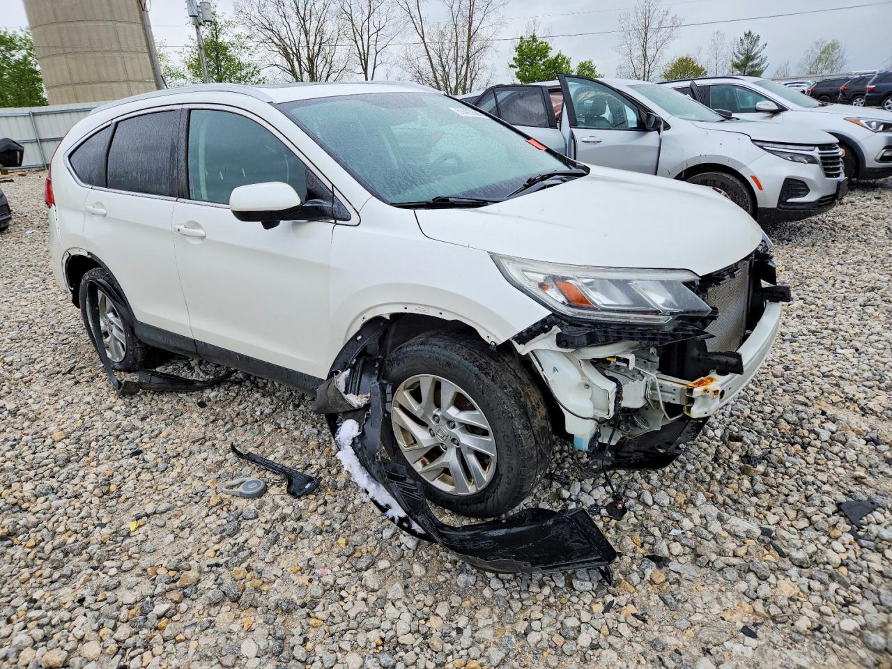 2015 Honda Cr-v Exl Белый vin: 5J6RM4H74FL128246
