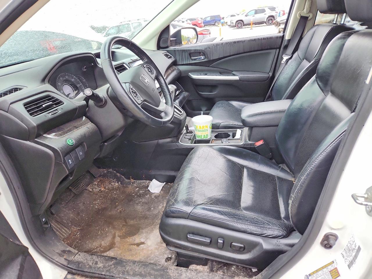 2015 Honda Cr-v Exl Белый vin: 5J6RM4H74FL128246