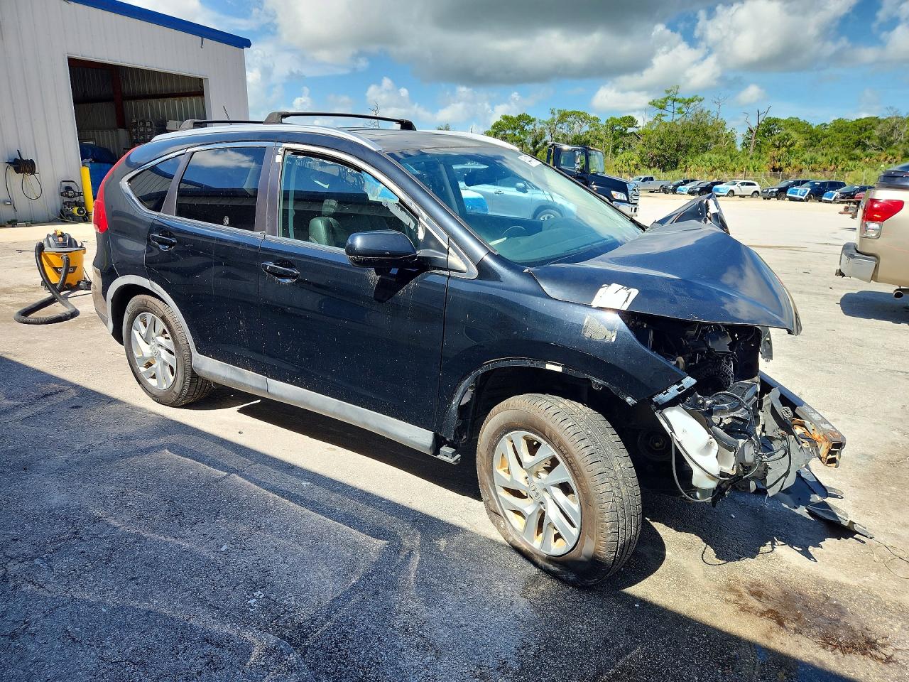 2015 Honda Cr-v Exl Black vin: 5J6RM4H74FL134211