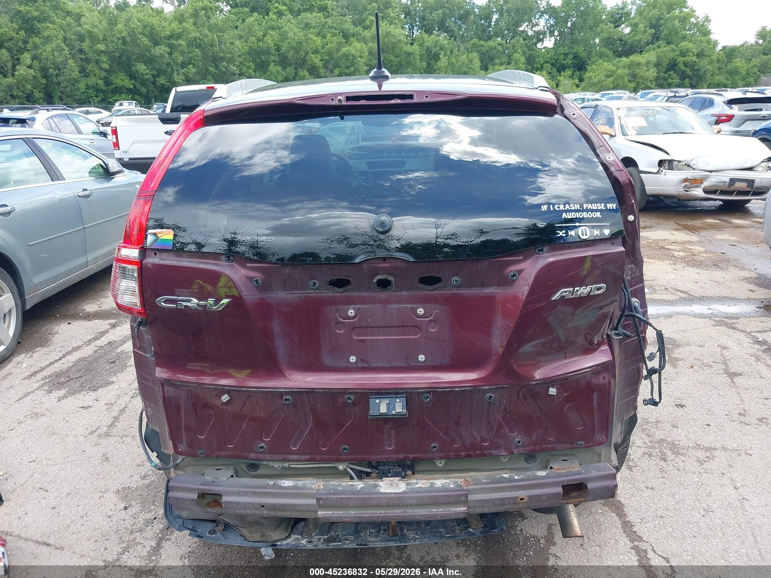2016 Honda Cr-v Ex-l Red vin: 5J6RM4H74GL070429