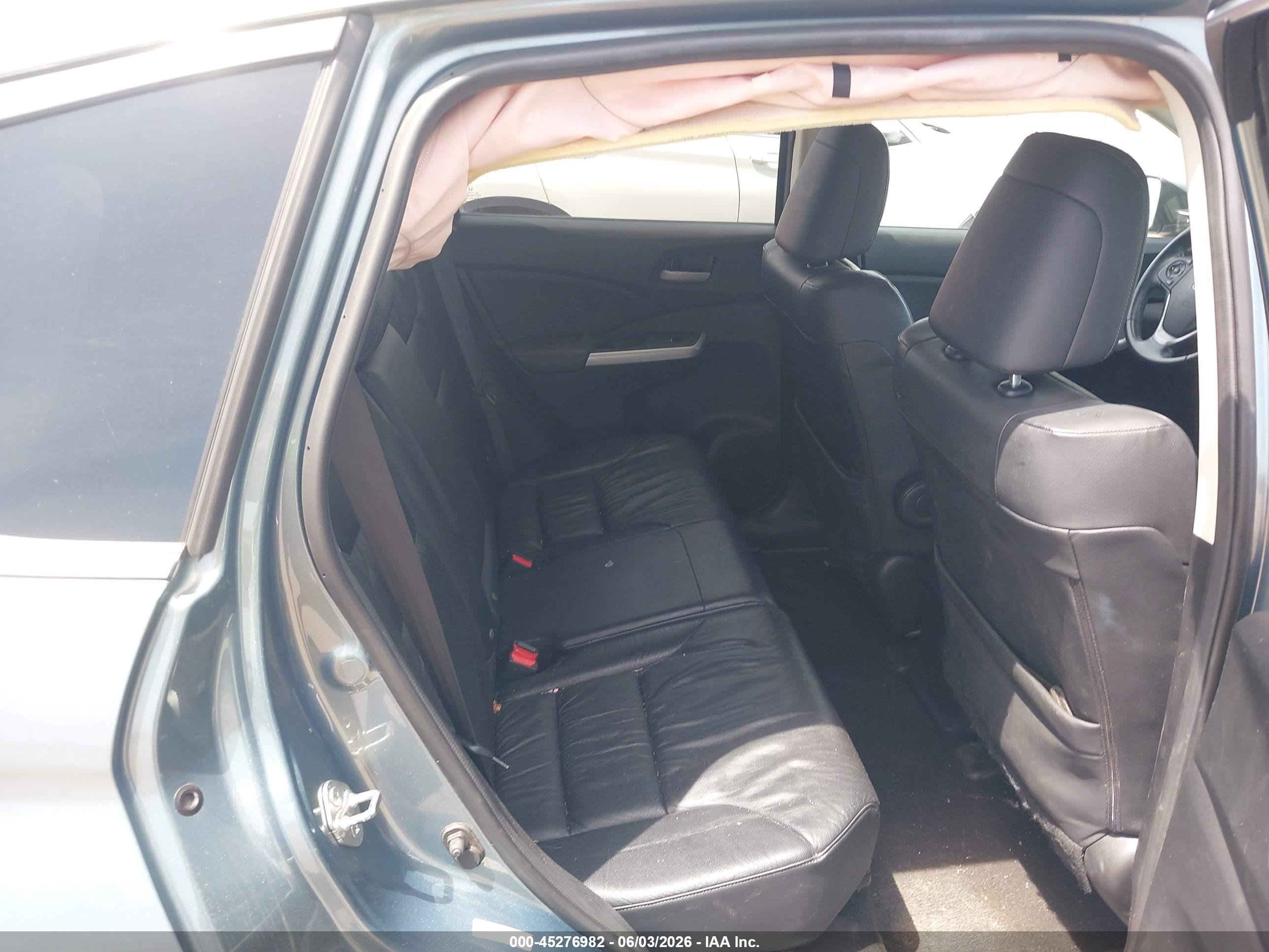 2012 Honda Cr-v Ex-l Blue vin: 5J6RM4H75CL012999
