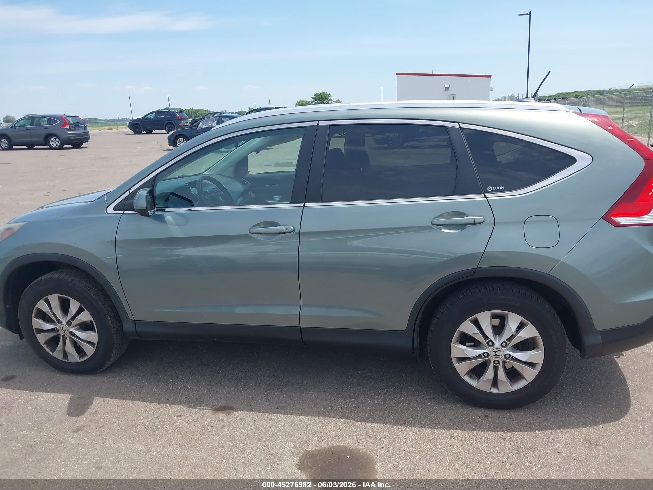 2012 Honda Cr-v Ex-l Blue vin: 5J6RM4H75CL012999