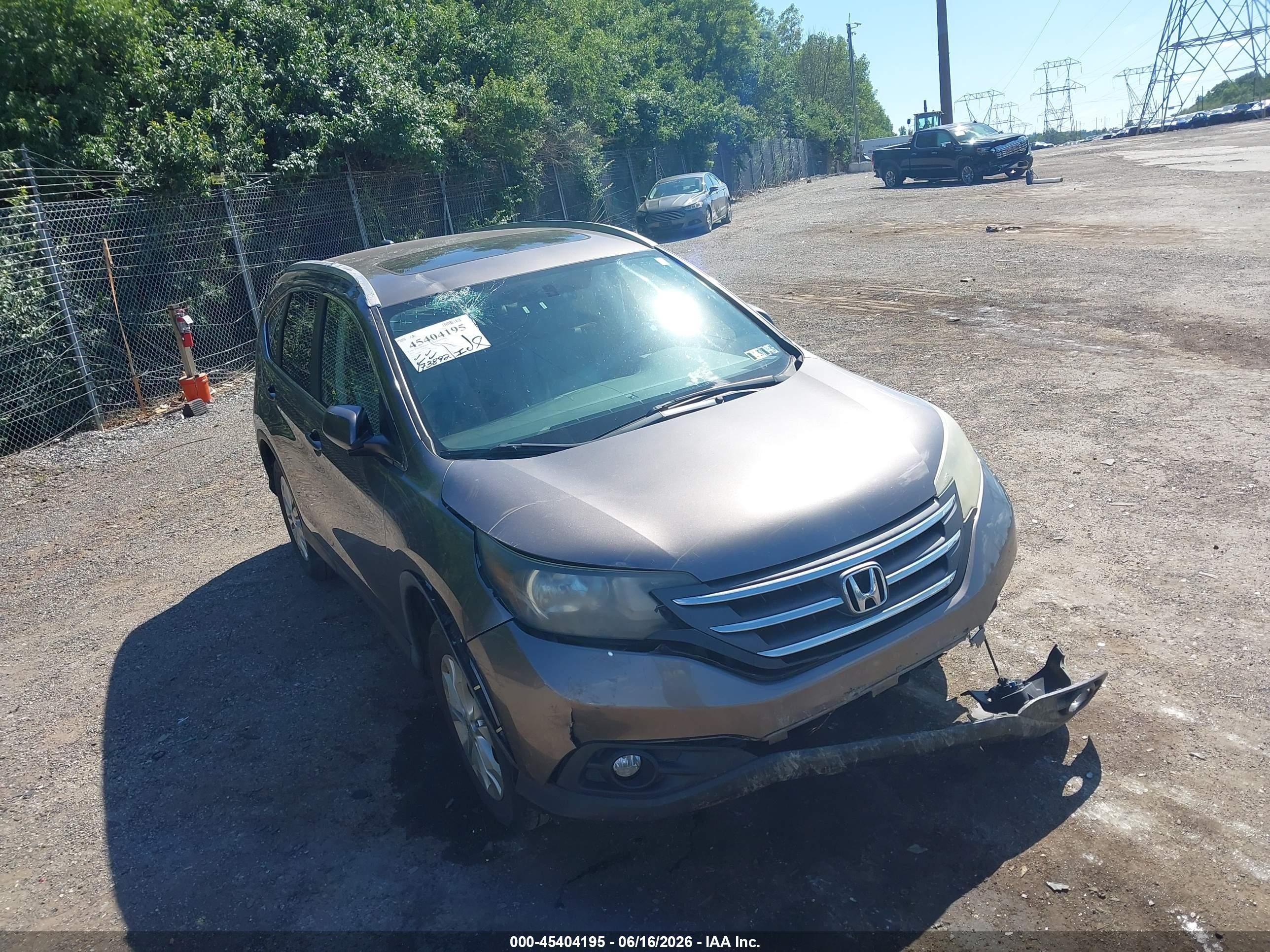 2012 Honda Cr-v Ex-l Gray vin: 5J6RM4H75CL015546
