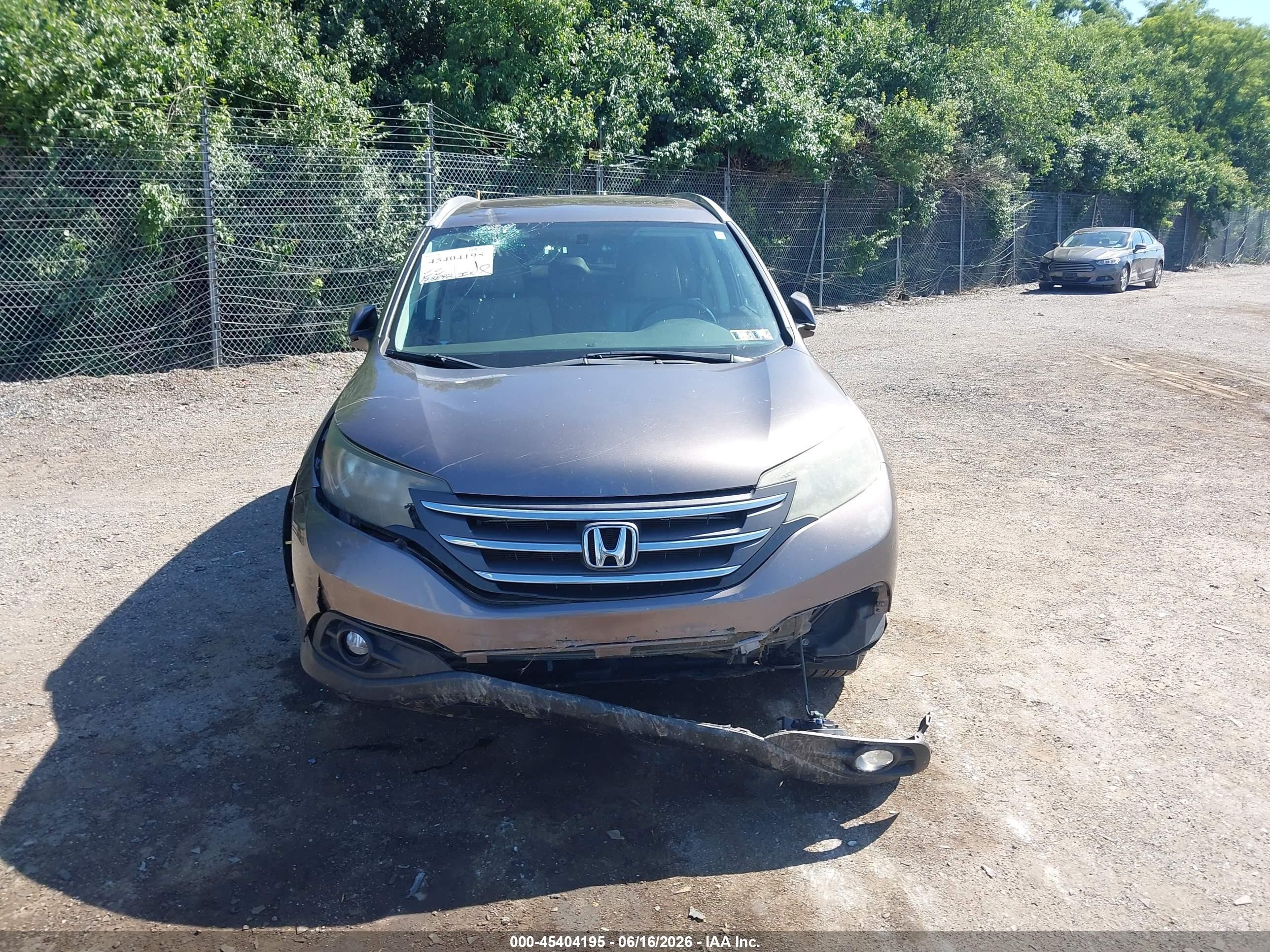 2012 Honda Cr-v Ex-l Gray vin: 5J6RM4H75CL015546
