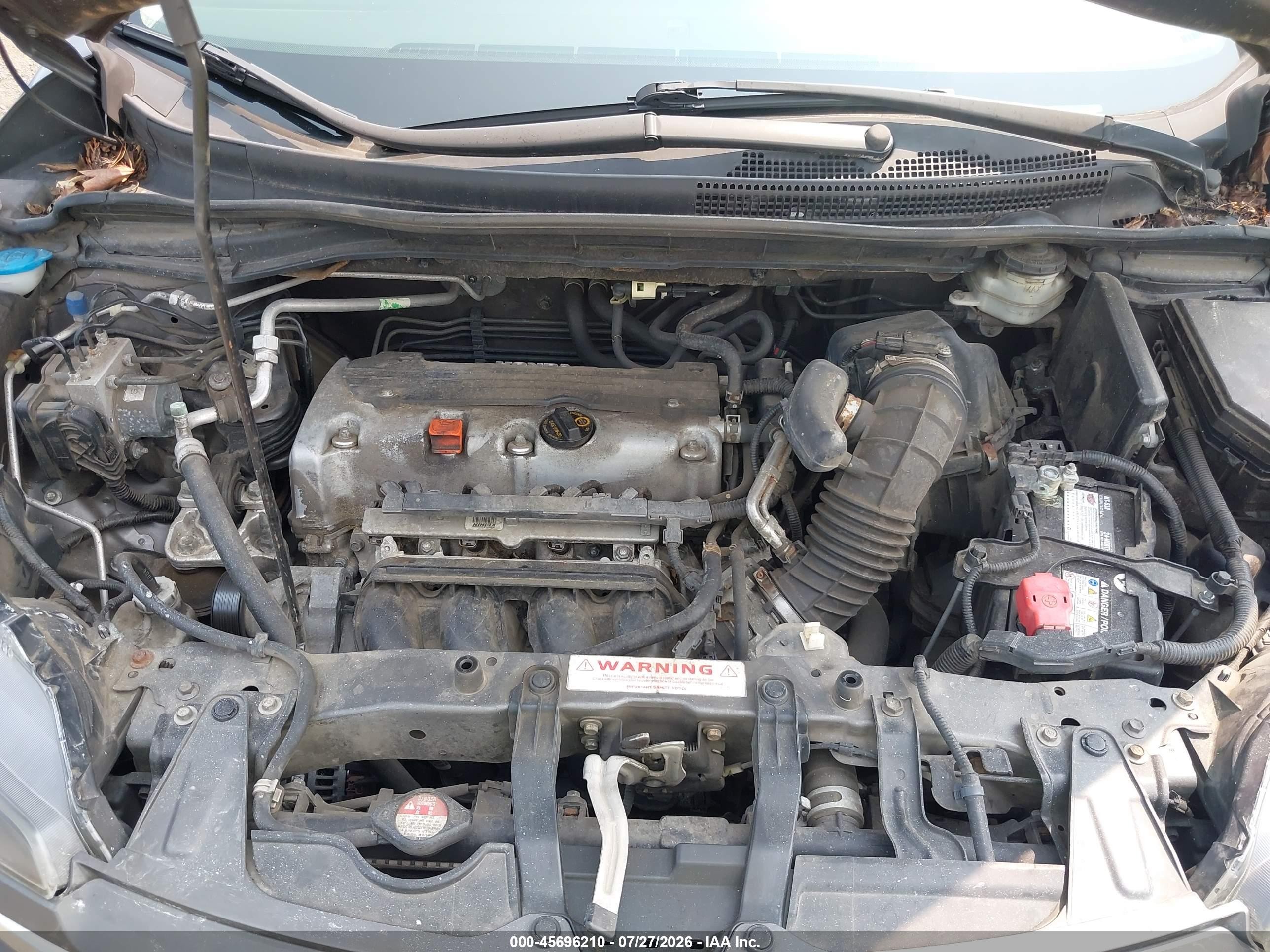 2012 Honda Cr-v Ex-l Серый vin: 5J6RM4H75CL021511