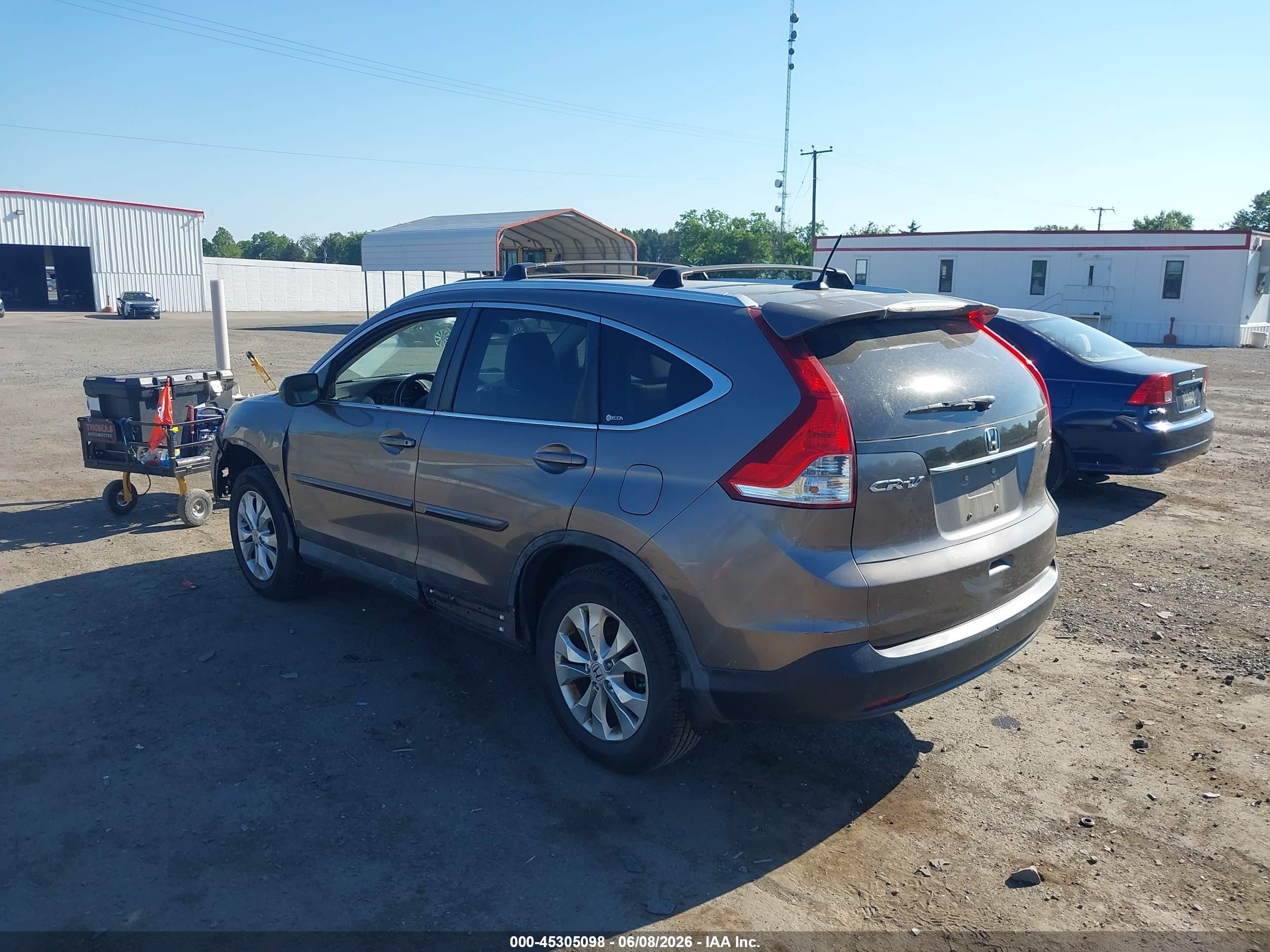 2012 Honda Cr-v Ex-l Brown vin: 5J6RM4H75CL021766