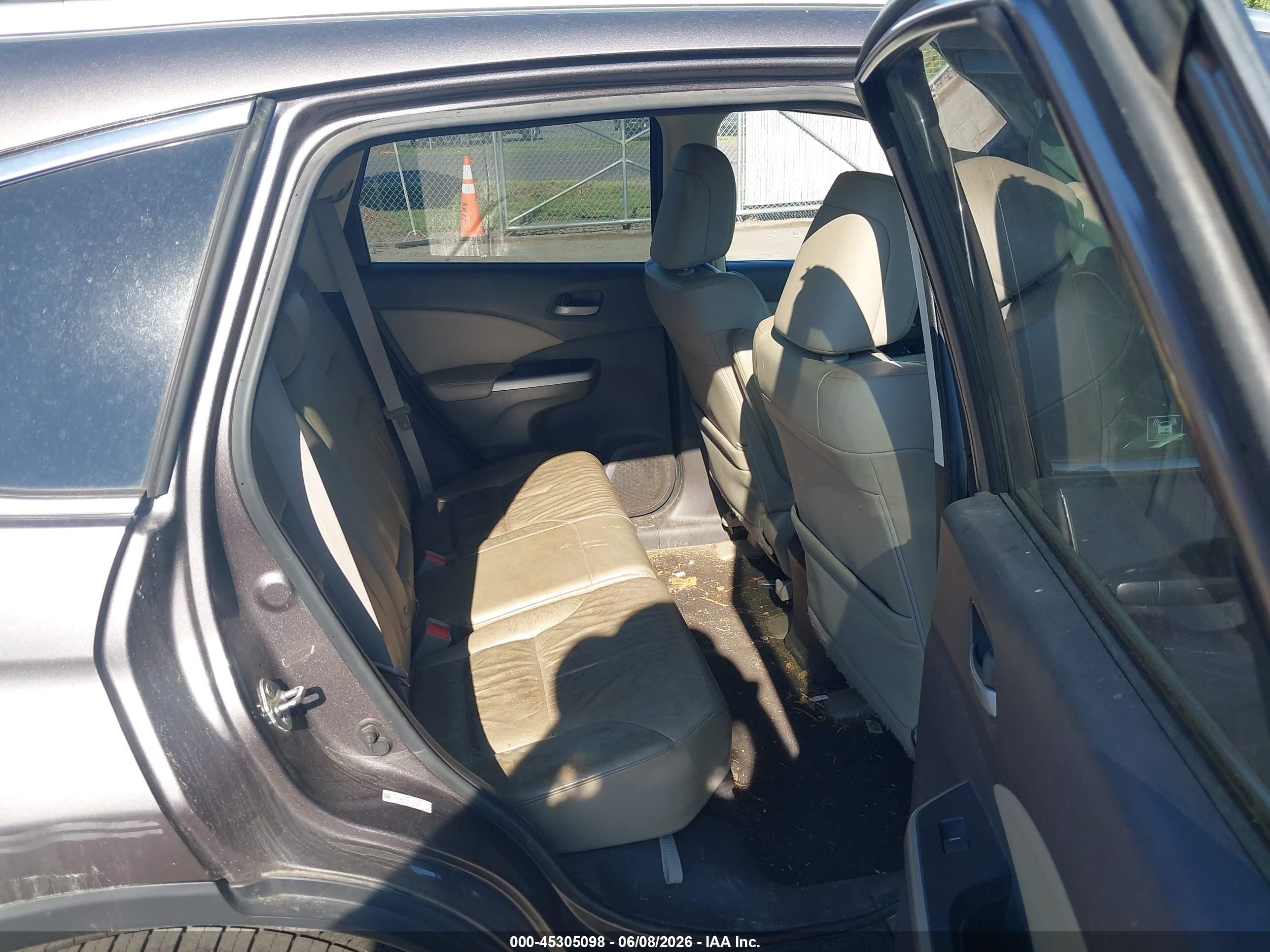 2012 Honda Cr-v Ex-l Brown vin: 5J6RM4H75CL021766