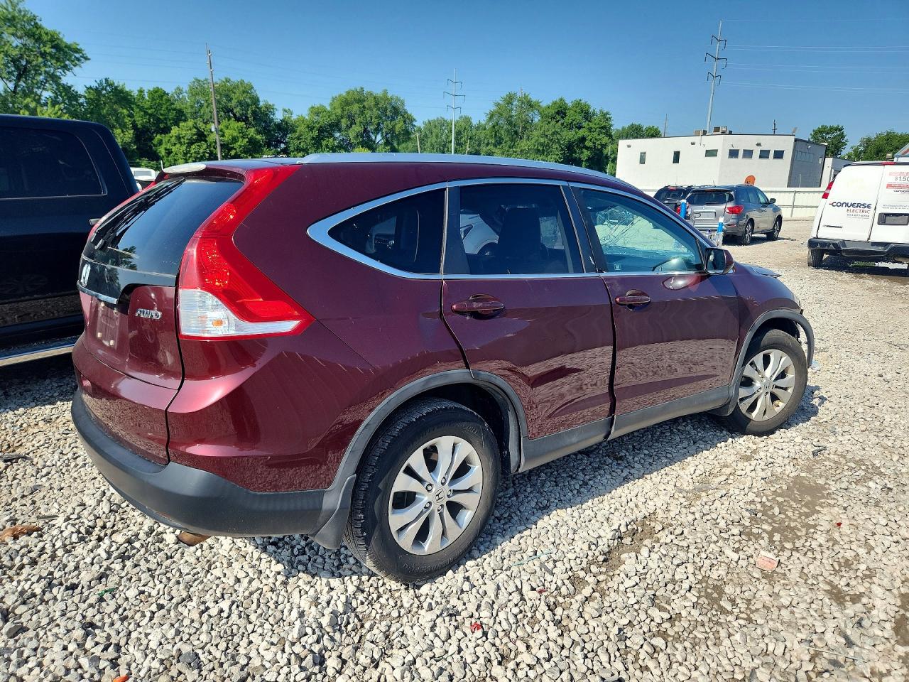 2012 Honda Cr-v Exl Purple vin: 5J6RM4H75CL023078