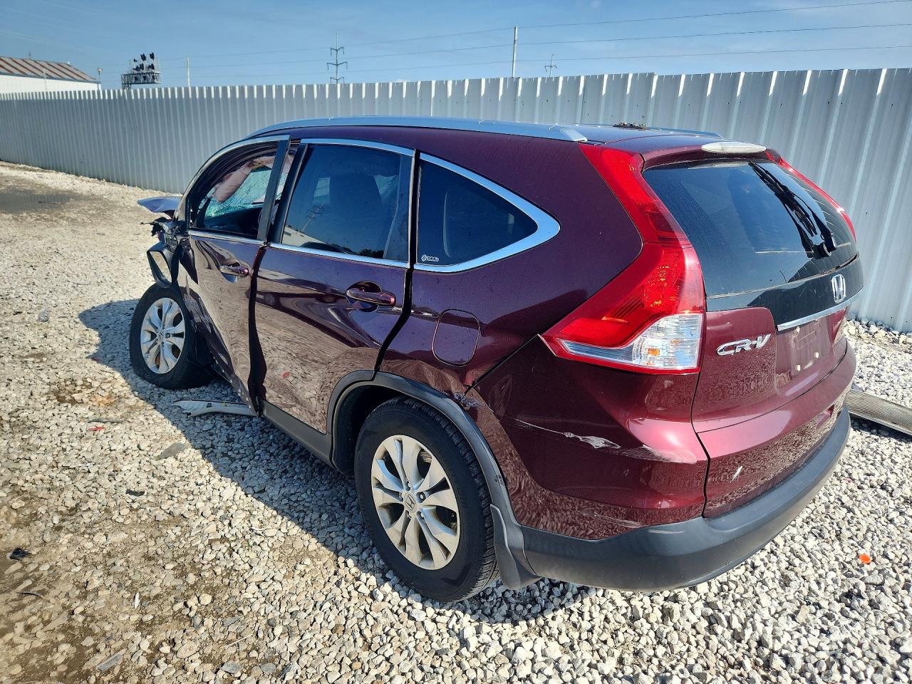 2012 Honda Cr-v Exl Purple vin: 5J6RM4H75CL023078