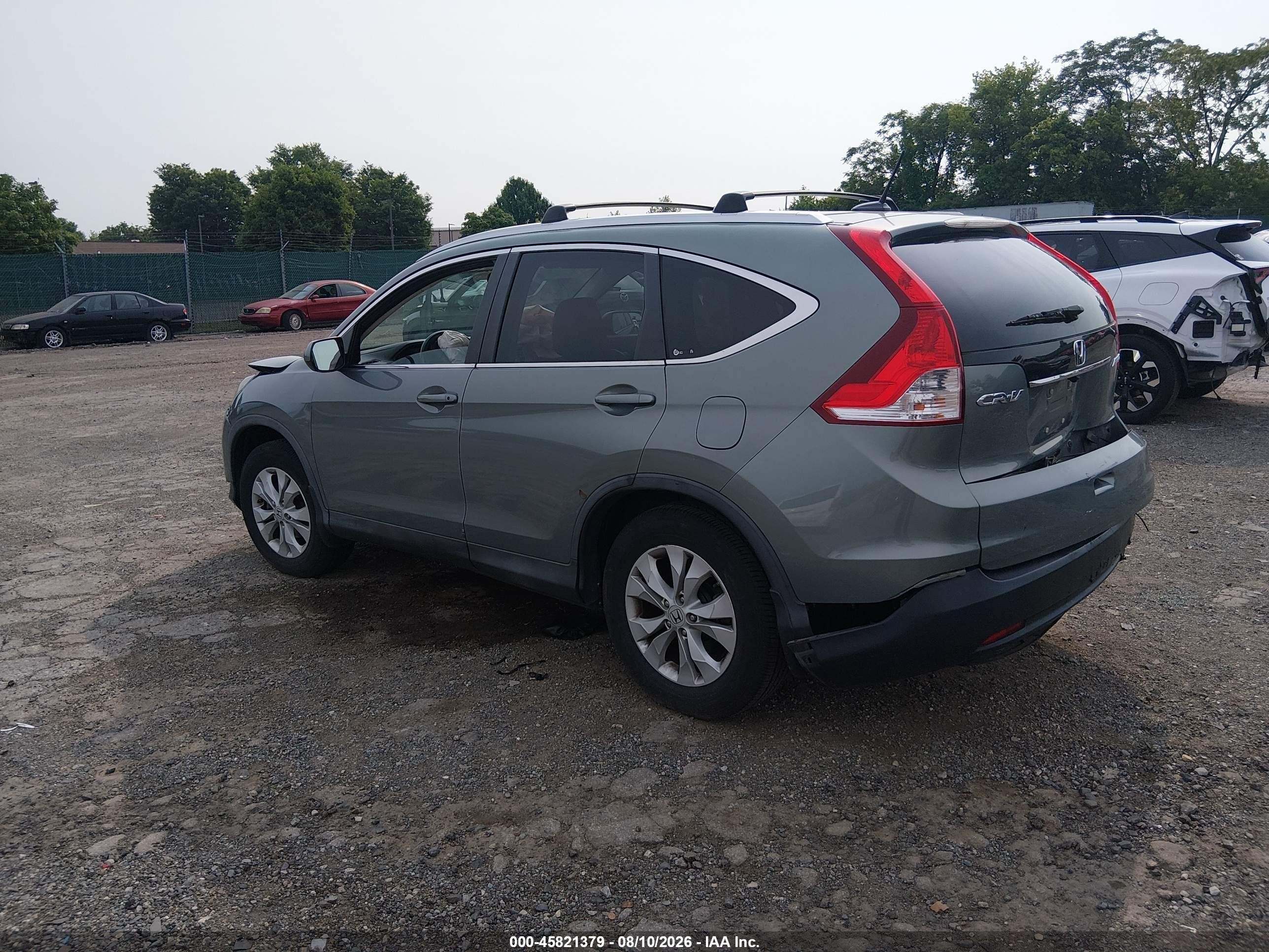 2012 Honda Cr-v Ex-l Green vin: 5J6RM4H75CL024263