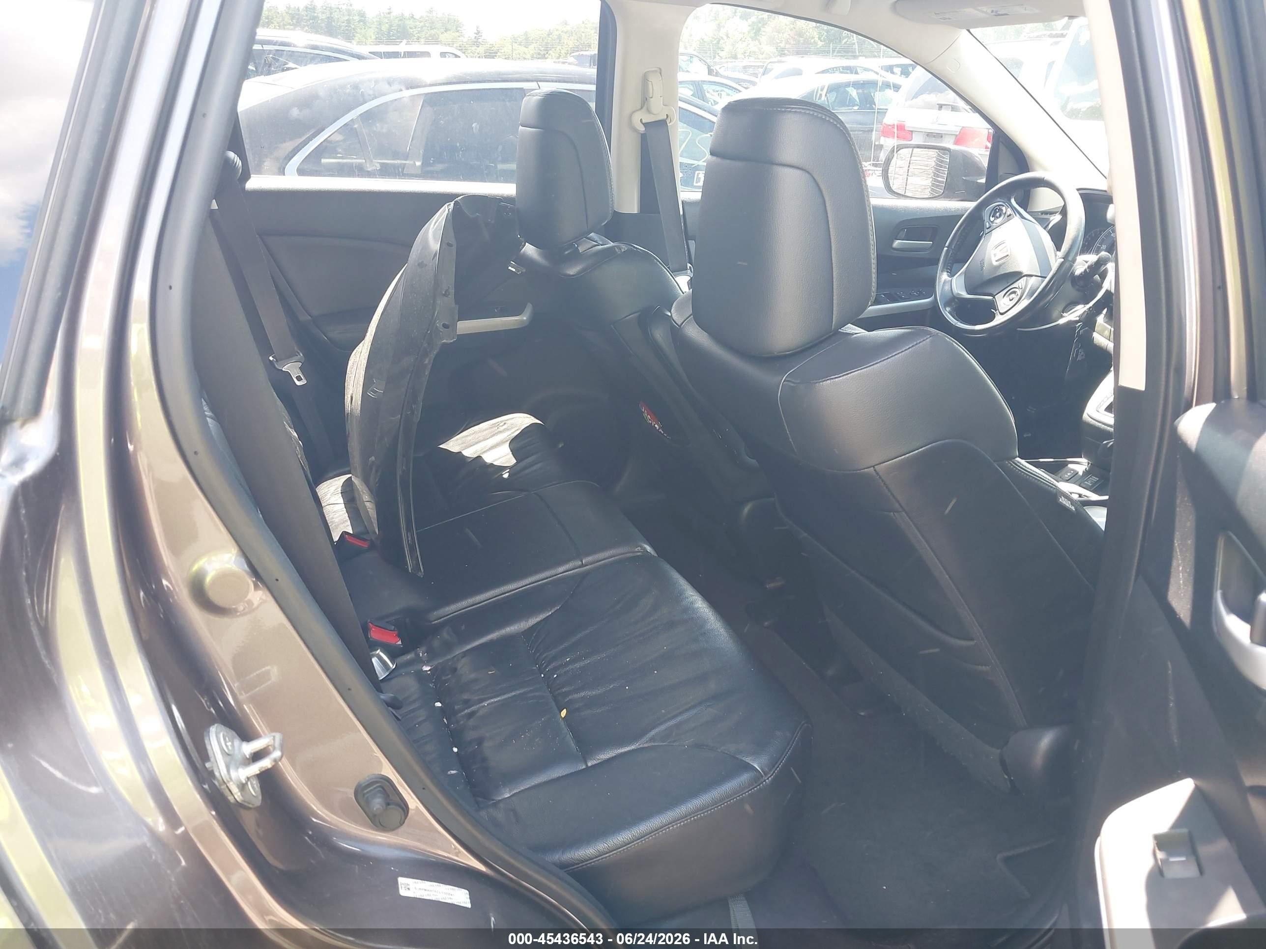 2012 Honda Cr-v Ex-l Gray vin: 5J6RM4H75CL032041