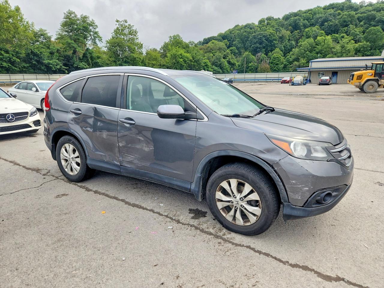 2012 Honda Cr-v Exl Charcoal vin: 5J6RM4H75CL032251