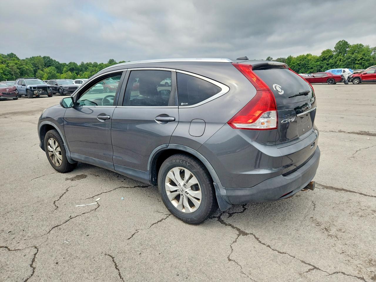 2012 Honda Cr-v Exl Charcoal vin: 5J6RM4H75CL032251
