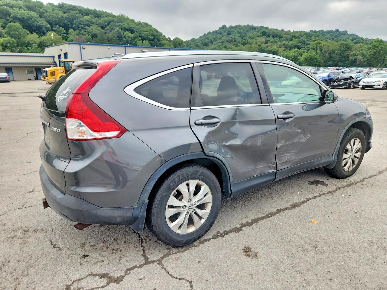 2012 Honda Cr-v Exl Charcoal vin: 5J6RM4H75CL032251