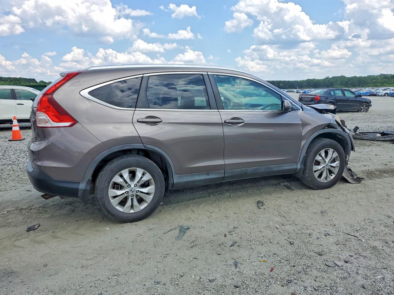 2012 Honda Cr-v Exl Gray vin: 5J6RM4H75CL036543