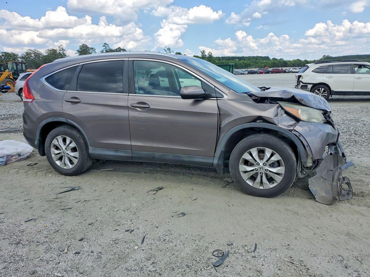 2012 Honda Cr-v Exl Gray vin: 5J6RM4H75CL036543