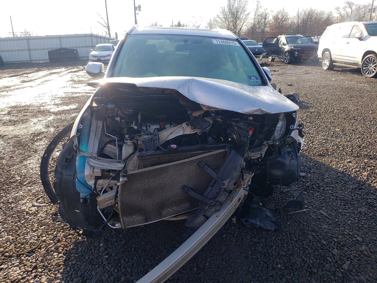 2012 Honda Cr-v Exl Серебряный vin: 5J6RM4H75CL041645