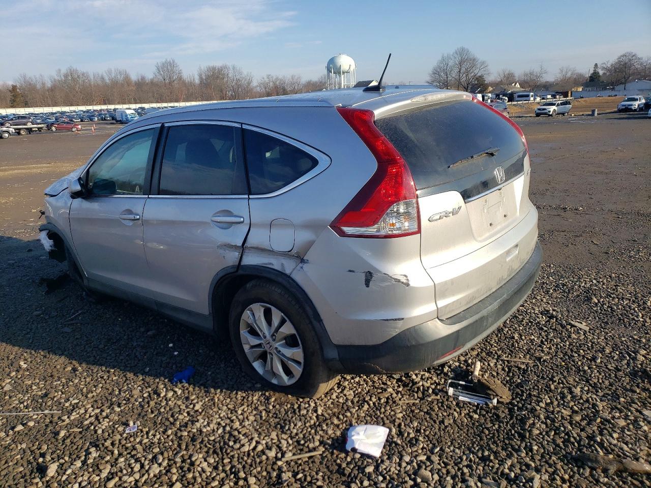 2012 Honda Cr-v Exl Серебряный vin: 5J6RM4H75CL041645