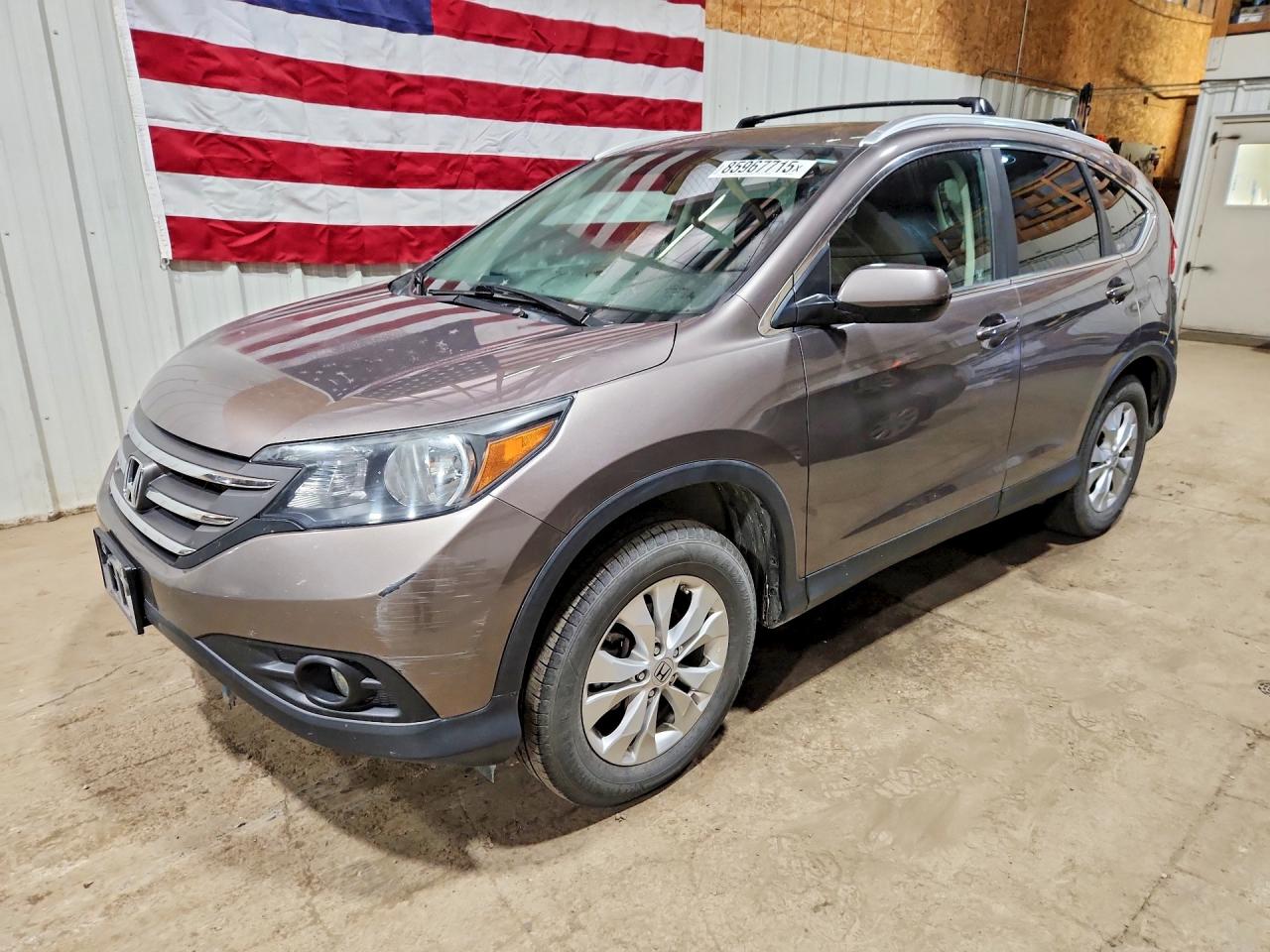 2012 Honda Cr-v Exl Tan vin: 5J6RM4H75CL055514