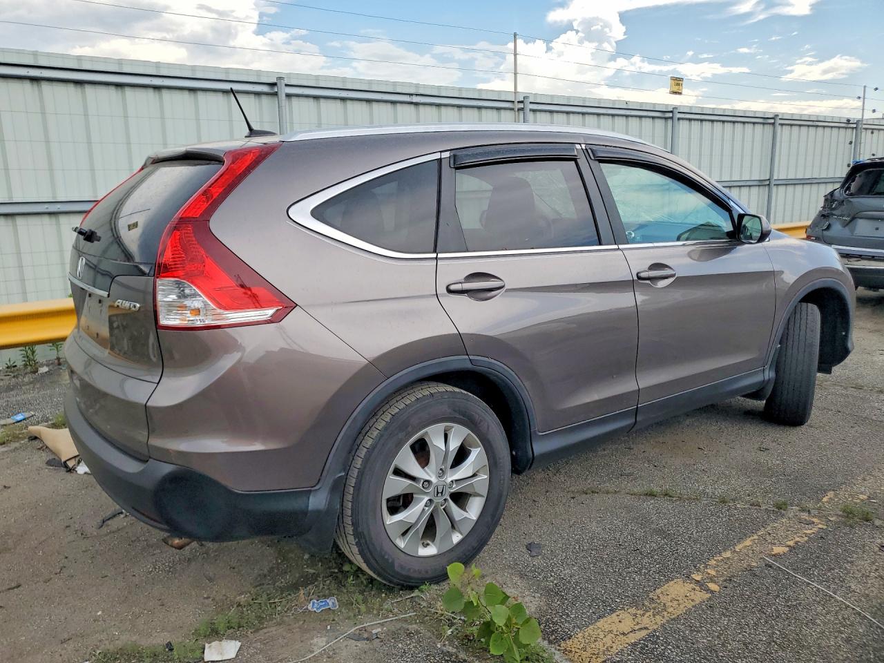 2012 Honda Cr-v Exl Brown vin: 5J6RM4H75CL055531