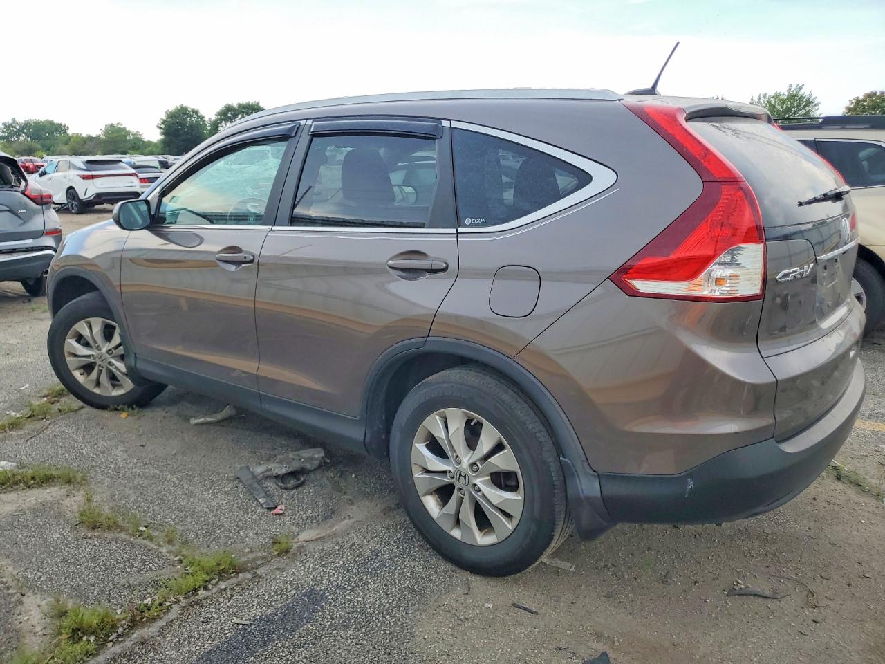 2012 Honda Cr-v Exl Brown vin: 5J6RM4H75CL055531