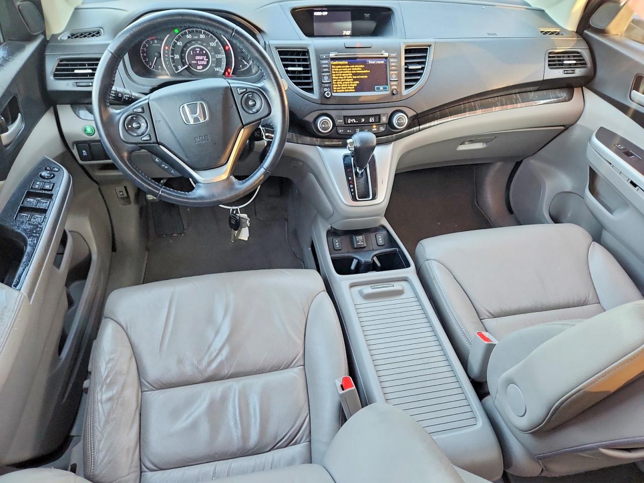 2012 Honda Cr-v Exl Blue vin: 5J6RM4H75CL056808