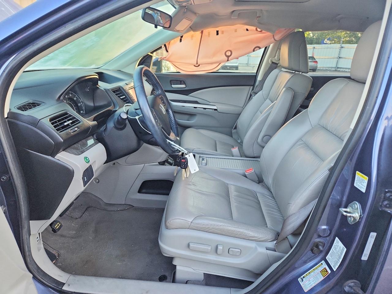 2012 Honda Cr-v Exl Blue vin: 5J6RM4H75CL056808