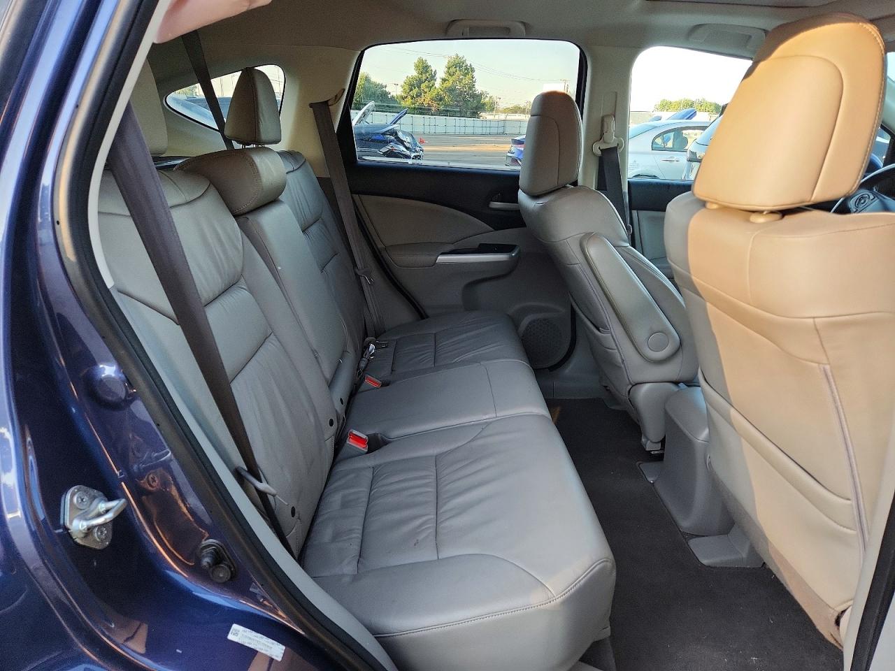 2012 Honda Cr-v Exl Blue vin: 5J6RM4H75CL056808